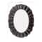 Hello Honey® 31" Black Oval Scalloped Metal Mirror